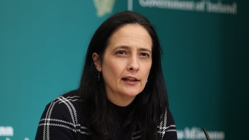 Minister for Tourism, Culture, Arts, Gaeltacht, Sport and Media Catherine Martin: the basic income scheme will pay about 2,000 artists roughly €1,000 every month. Photograph: Sam Boal/RollingNews.ie