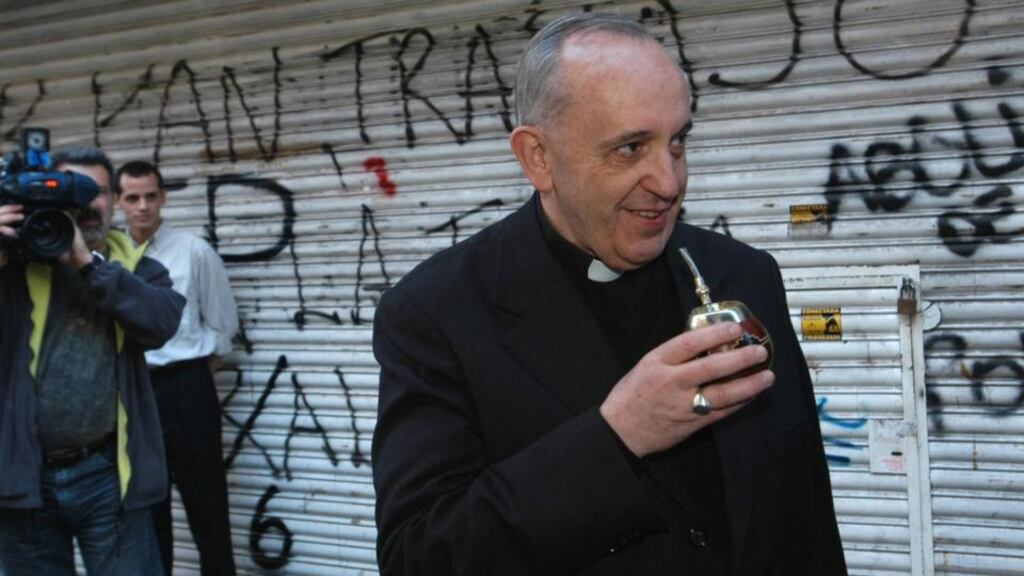 Cardinal Jorge Bergoglio in Buenos Aires, Argentina, before he became pope