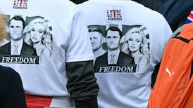 ‘How the f**k do you know me?’ the Ginger Patriot asked as he filmed from behind the security barrier