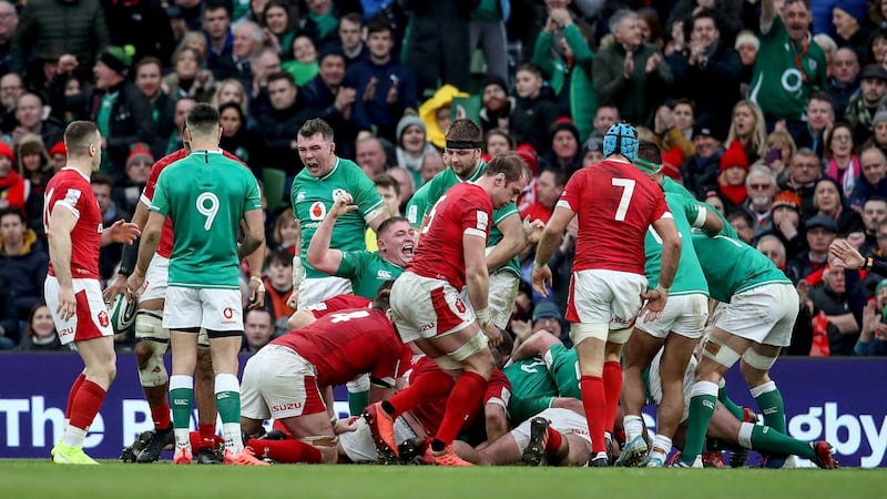 The Ireland versus Wales game resulted in World Rugby agreeing that the referee was mistaken in a critical scrum decision. It’s not a good situation. Photograph: Dan Sheridan/Inpho