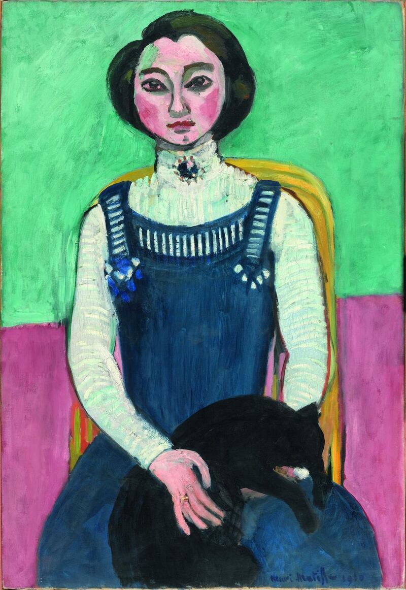 Marguerite au Chat Noir (1910). Image: copyright Succession H Matisse