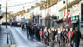Hundreds protest in Castlerea over men’s alleged assault by garda