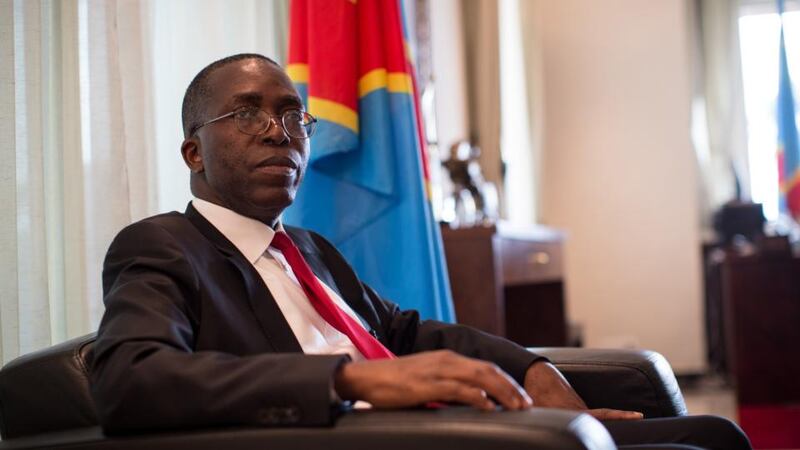 Flight delays: Augustin Matata Ponyo Mapon, prime minister of the Democratic Republic of Congo. Photograph: Federico Scoppa/AFP/Getty