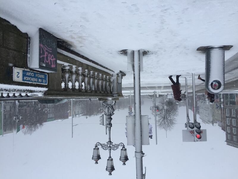 Burgh Quay on Sunday March 18th, 2018. Photograph: Patrick Logue