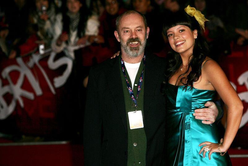 Keith Allen with his daughter Lily Allen at the 2007 Brit Awards. Photograph: Gareth Cattermole/Getty Images