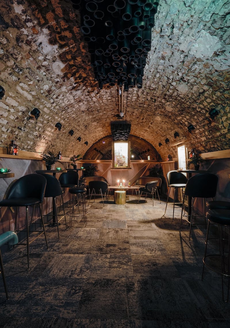 ’Ohana tiki bar: the Cove area is a former vault