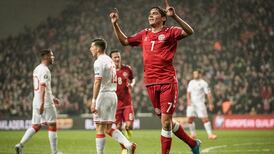 Skov and Eriksen double up as Denmark get some target practice in