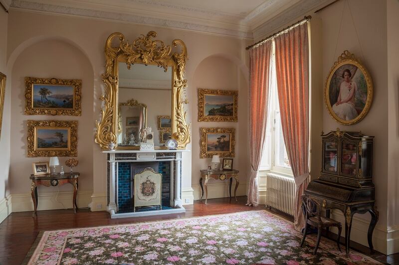 A reception room at Conalis House, Co Roscommon