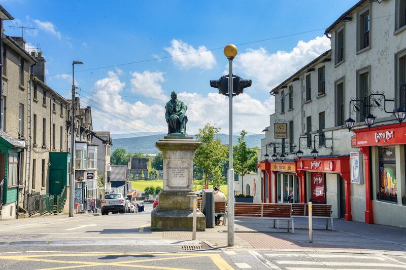 Charles Kickham Plaza in Tipperary Town, where Tipperary Town Revitalisation Heritage Group are working to regenerate the historic town centre. Photograph: Caitriona Kenny.