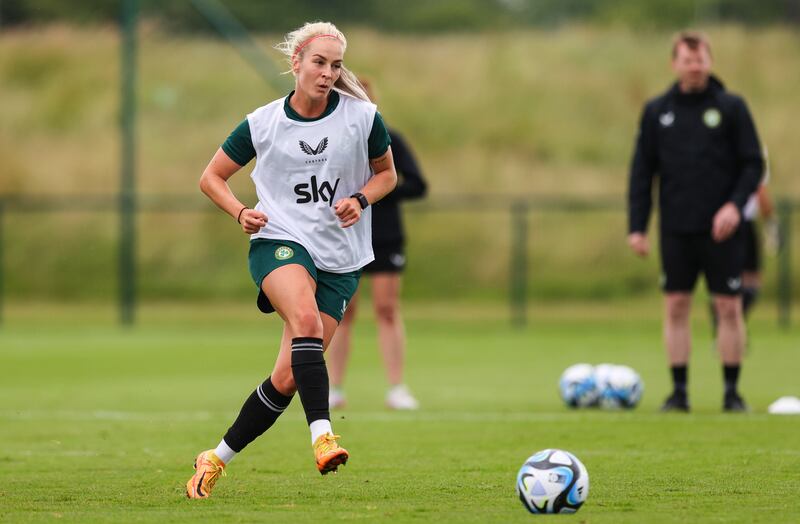 Ireland's Lily Agg. Photograph: Ryan Byrne/Inpho