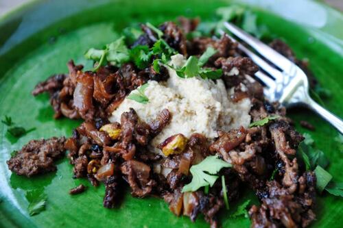 Aubergine and Chickpea Smash