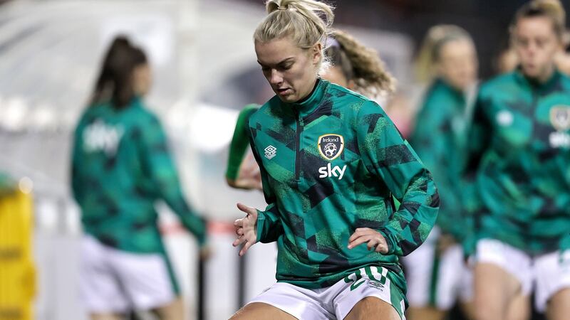 Saoirse Noonan: ‘When I got that phone call in the summer to say I was in the squad, I was a bit overwhelmed.’ Photograph: Laszlo Geczo/Inpho