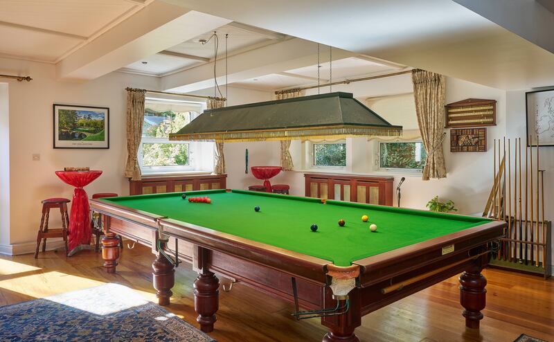Billiards room