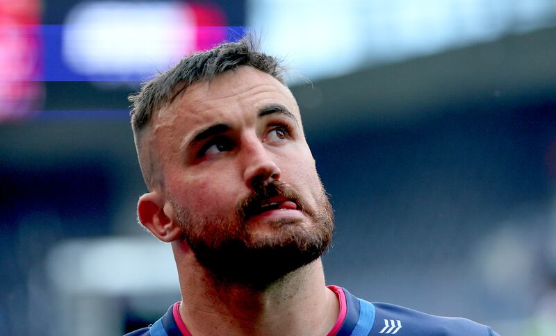 Ronan Kelleher dejected after the match. Photograph: James Crombie/Inpho