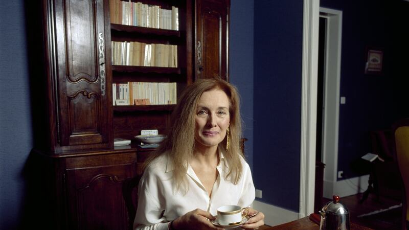 French author Annie Ernaux at home in June 1992. Photograph: Getty Images