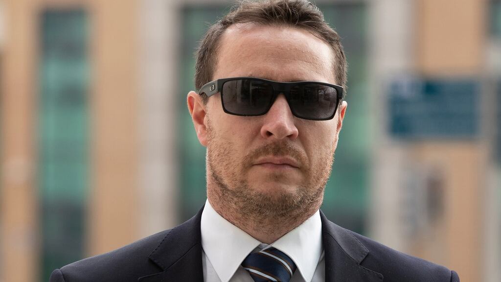 Garret Hevey (43) is pictured leaving Dublin Circuit Criminal Court on Tuesday. Photograph: Collins Courts.