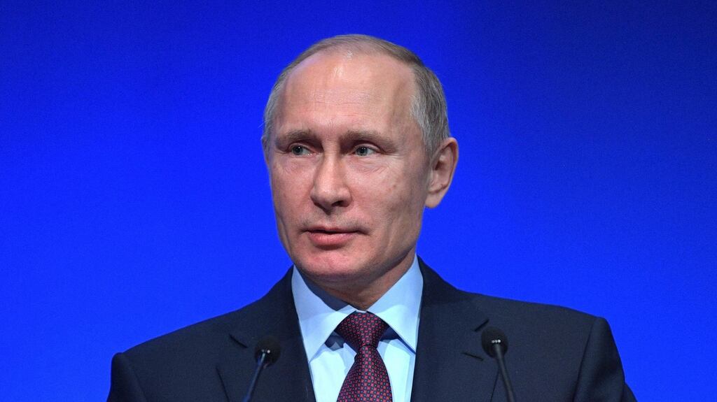 President Vladimir Putin dismissed the IOC’s decision to ban Russian athletes from the Pyeongchang games in South Korea as “orchestrated and politically-motivated”. Photograph: Getty Images