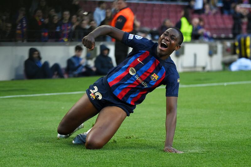 Asisat Oshoala of FC Barcelona: the Nigerian player is coming into this tournament in form. Photograph: David Ramos/Getty Images