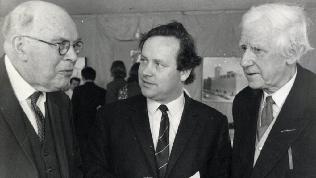 Earnán de Blaghd, Brendan Kennelly, file, agus Austin Clarke, file. grianghraf: kevin mcmahon/the irish times