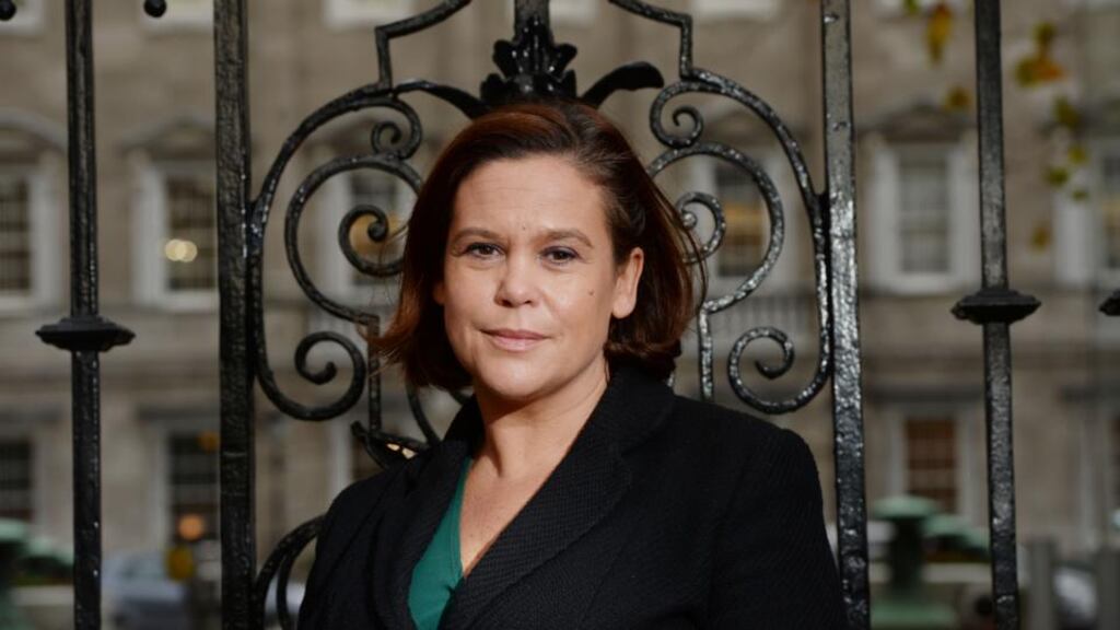 Mary Lou McDonald: said the Taiseach had clearly bought into the politics of the past with his nomination of John McNulty to the Imma board  in order to facilitate him as a Fine Gael candidate in the upcoming Seanad byelection.  Photograph: Alan Betson/The Irish Times