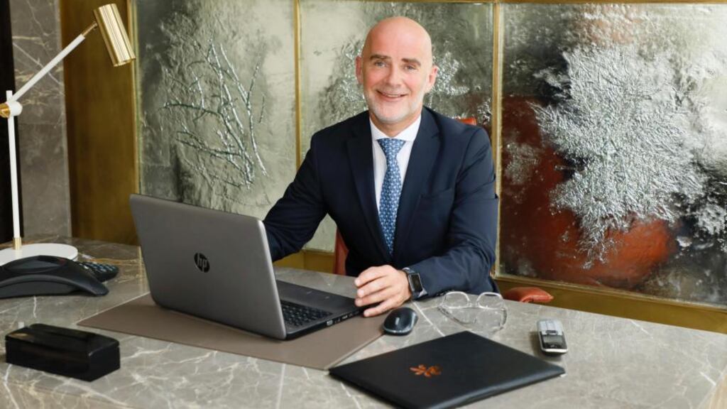 Liam Guerin: “The nearest I’ve come to gambling is playing the Irish lotto, which I do every week.” Photograph: Kieran Harnett