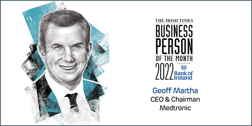 Business Person of the Month: Geoff Martha, Medtronic chief executive and chairman.
