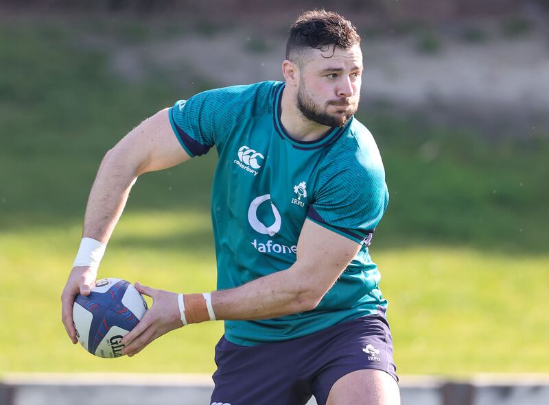 Ireland's Robbie Henshaw. Photograph: Dan Sheridan/Inpho