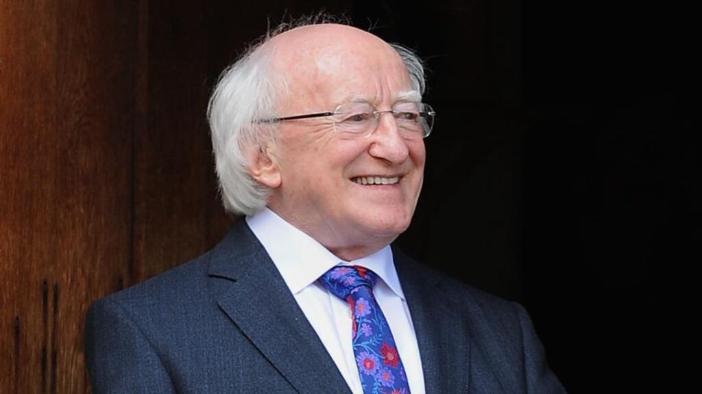 President Michael D Higgins who is visiting Ethiopia, Malawi and South Africa: “These are our  fellow children of the planet. We have to decide that we will allow the people to live and to survive at least . . . Feeding children on 80 cents a day and to be short of the 80 cents is a scandal to humanity.” Photograph: Joe Giddens/PA