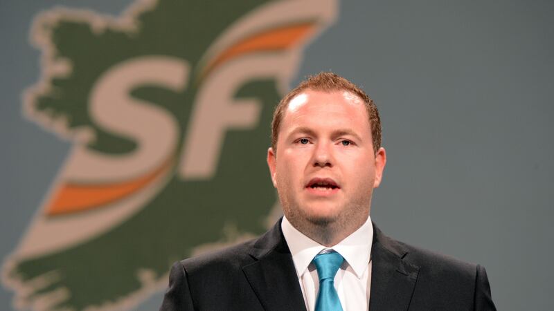 Sinn Féin’s Chris Hazzard has been re-elected to Stormont. File photograph: Alan Betson/The Irish Times