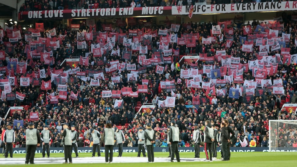Manchester United managing director Richard Arnold once described the club as “the biggest TV show in the world”. Photo: Tom Purslow/Man Utd via Getty Images