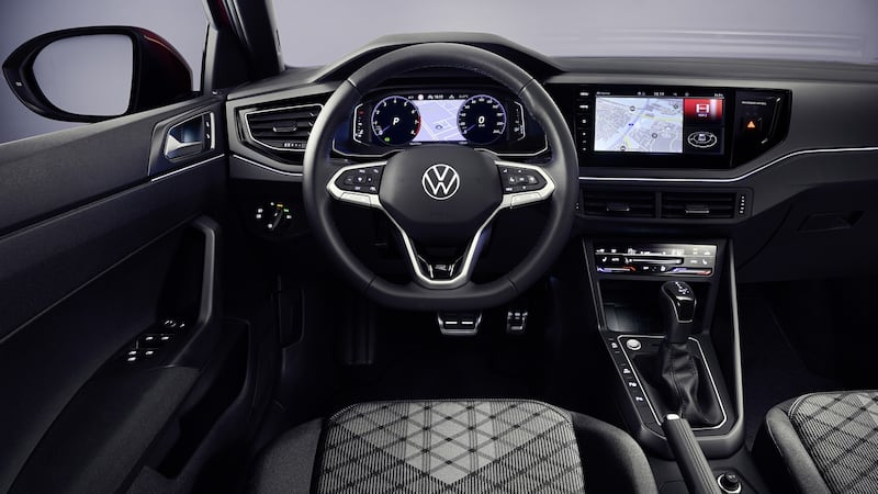 Inside, the dashboard is taken largely from the recently-updated Polo, with an eight-inch digital instrument panel as standard