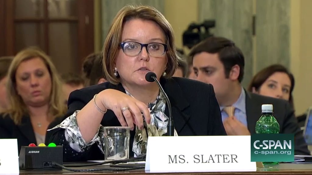 Gail Slater, who is originally from Dalkey in south Co Dublin, has been nominated to a role in the US department of justice.