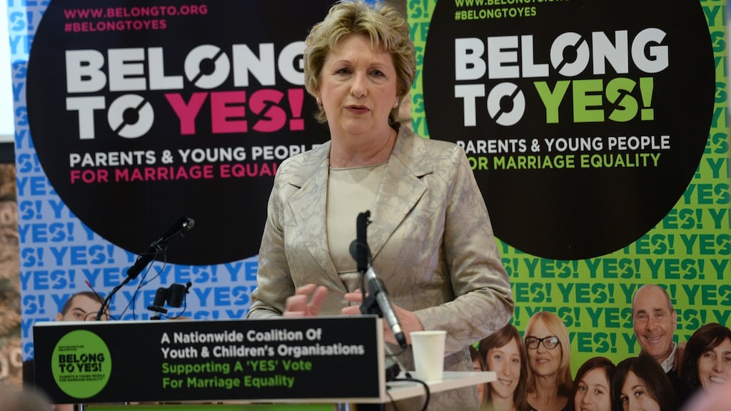 Former president Mary McAleese says new  report is ‘as essential and revealing as it is horrifying’. Photograph: Dara Mac Donaill / The Irish Times / File photo