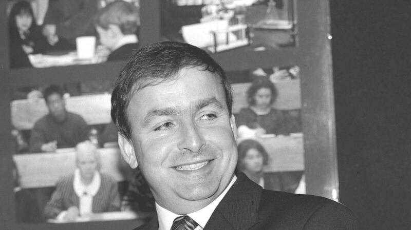 Martin during his time as minister for education, September 1998