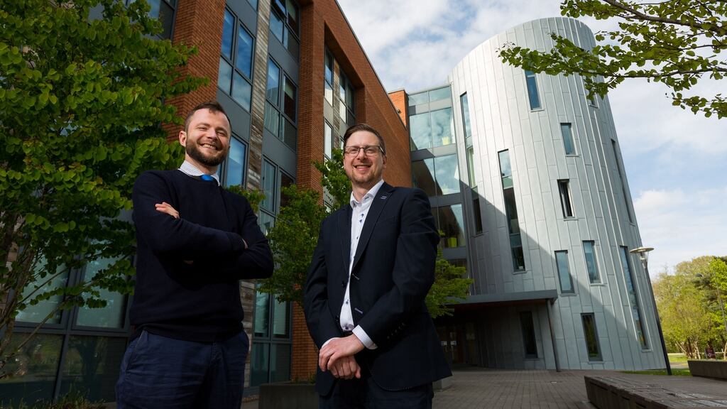Dr Michal Osiak and Dr Patrick Cronin. Photograph: Oisin McHugh True Media