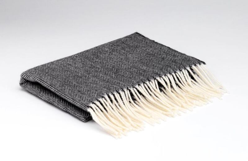 McNutt of Donegal dark-grey cashmere scarf, €73