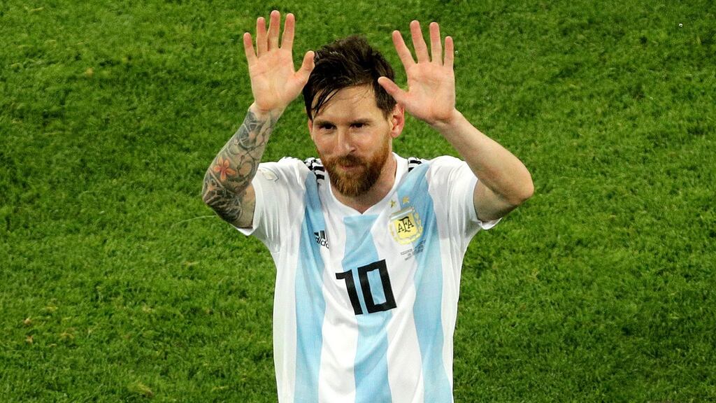 Lionel Messi: Wonderful goal against Nigeria showed Argentina’s star is still capable of delivering the goods on the biggest stage. Photograph: Owen Humphreys/PA