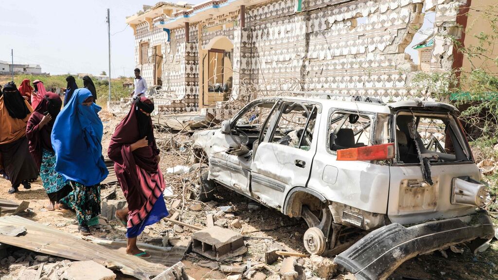 Five people were killed during attacks by Islamic militant group Al-Shabaab in Somali capital Mogadishu on Wednesday. Photograph: Hassan Ali Elmi/AFP via Getty