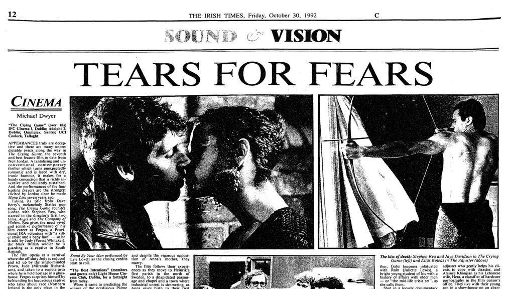 The Irish Times, October 30th, 1992