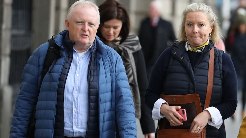 Eric Dempsey and Hazel Johnston, of Newcastle, Co Wicklow pictured at the Four Courts. Photograph: Collins Courts