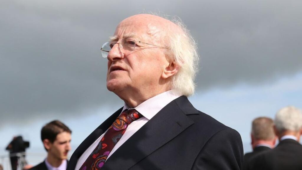 President Michael D Higgins: ‘The Celts of Europe travelled much longer and farther than previously thought’. Photograph: Niall Carson/PA Wire