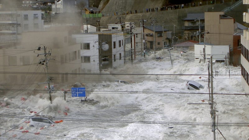Kamaishi, was hit by a massive tsunami on March 11th, 2011. Photograph: Kyodo News Stills via Getty Images
