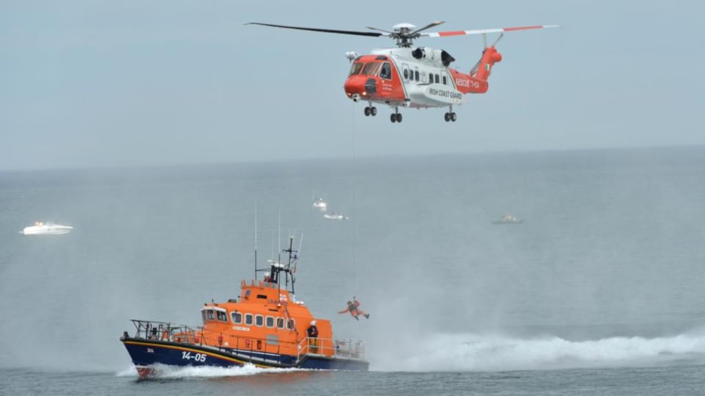 Two RNLI lifeboats based in Buncrana and a rescue helicopter from Sligo attended the scene. Three members of the RNLI boarded the vessel and used a salvage pump to remove the water from the boat. File photograph: Alan Betson/The Irish Times