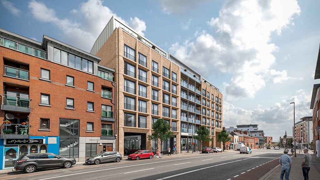 An image of the proposed 397-unit co-living scheme on Cork Street, Dublin 8