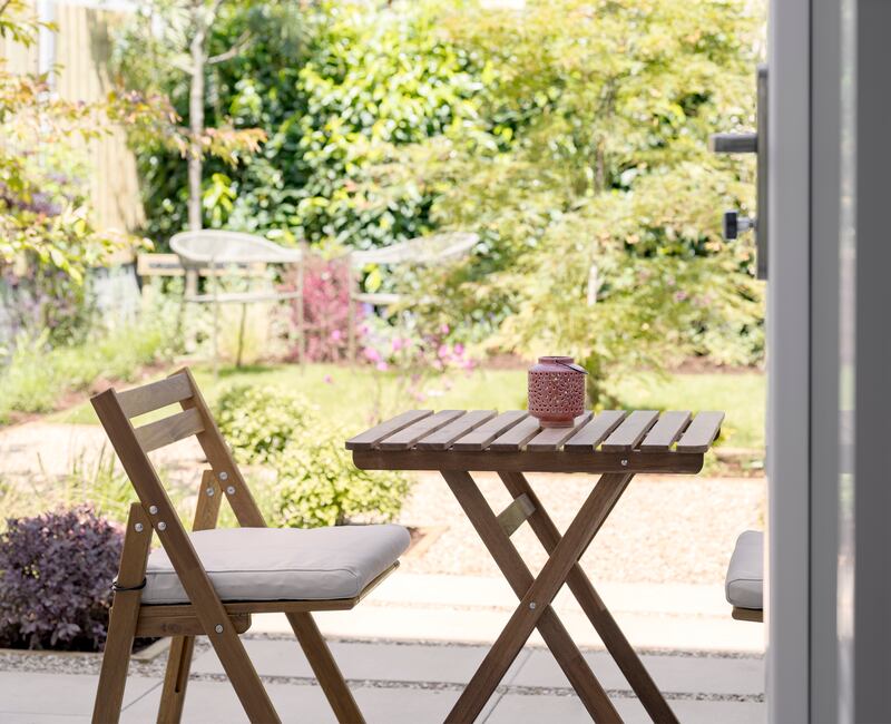 Show house back garden