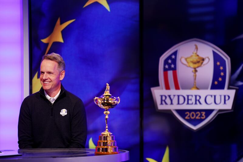 Ryder Cup captain Luke Donald is 'very excited' about the team's composition. File photograph: Andrew Redington/Getty Images