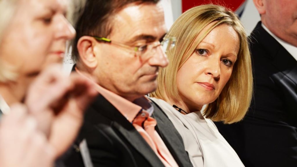 Eddie Hobbs with Lucinda Creighton at the launch of Renua. The controversy over whether he will run as a candidate is not an issue for the party. Photograph: Cyril Byrne
