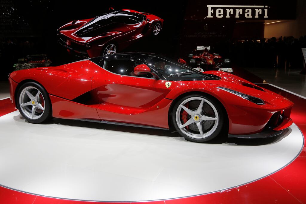 Ferrari's La Ferrari model was the company’s first hybrid car. Photograph: Laurent Cipriani/AP Photo