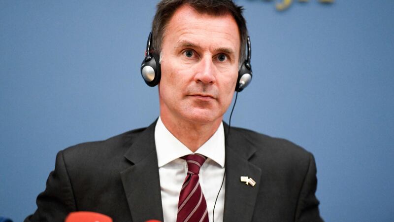 Britain’s foreign secretary Jeremy Hunt: “Now is the time for the European Commission to engage with an open mind with the fair and constructive proposals made by the prime minister.” Photograph: Ilmars Znotins/AFP/Gett Images