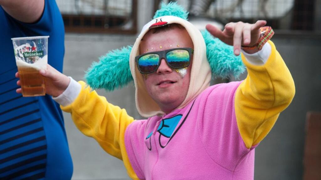 Trailer Park grooves at Electric Picnic 2017 in Stradbally. Photograph: Dave Meehan/The Irish Times